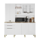 Kit de Cozinha Apolo 7 Portas 3 Gavetas 1,80m Branco