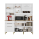 Kit de Cozinha Apolo 7 Portas 3 Gavetas 1,80m Branco