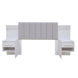 Cabeceira Casal Íris Alcochoada Branco