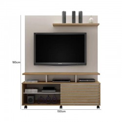 Home Star 1,50mt Para Tv de até 60 Polegadas Off White / Cinamomo