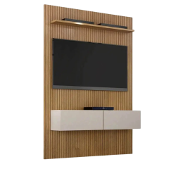 Painel Curitiba Com Nicho 134cm para TV até 50 Polegadas 