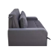 Sofá Cama Amora New Larg. 1.37m Veludinho Cinza 